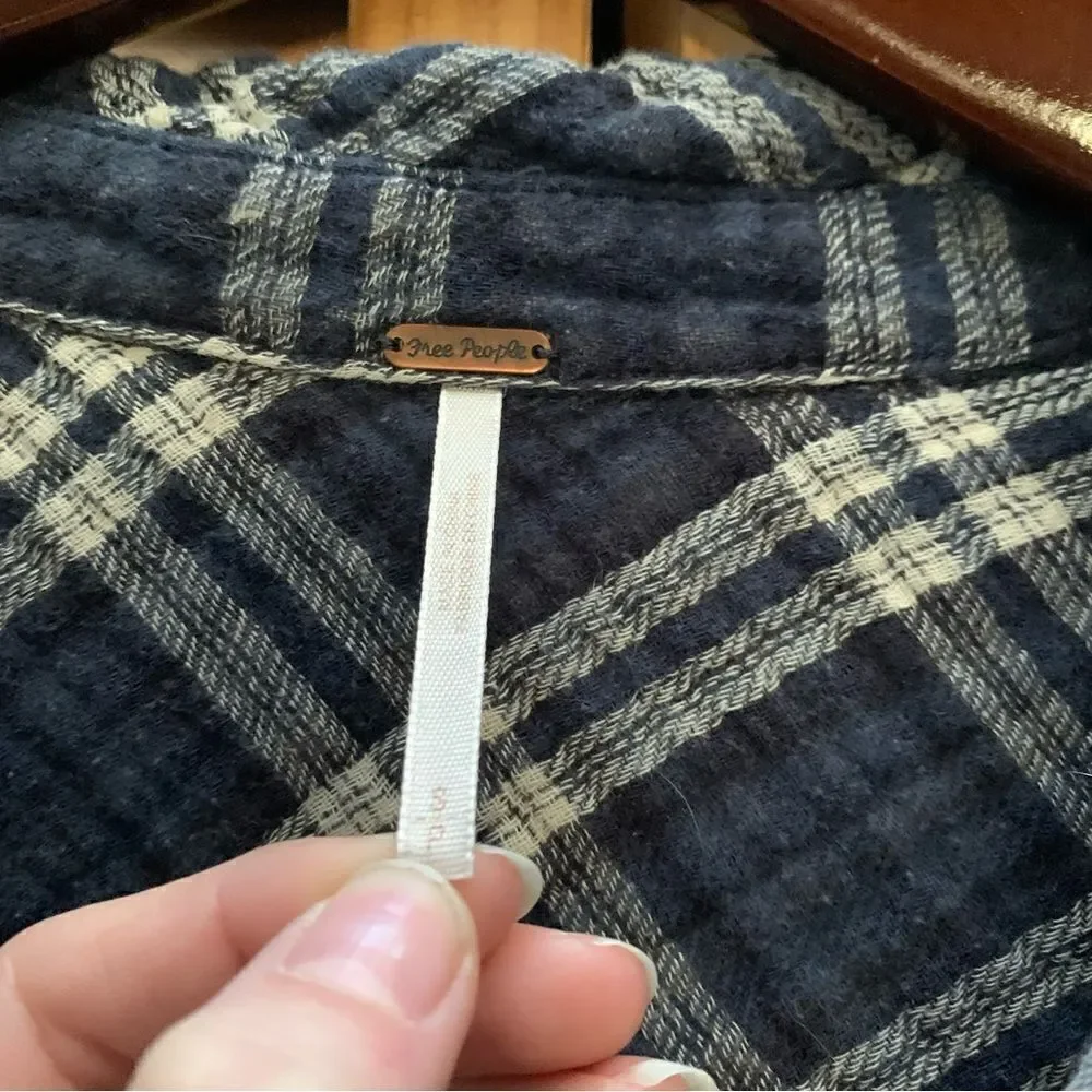 Free People Flannel Size Small
